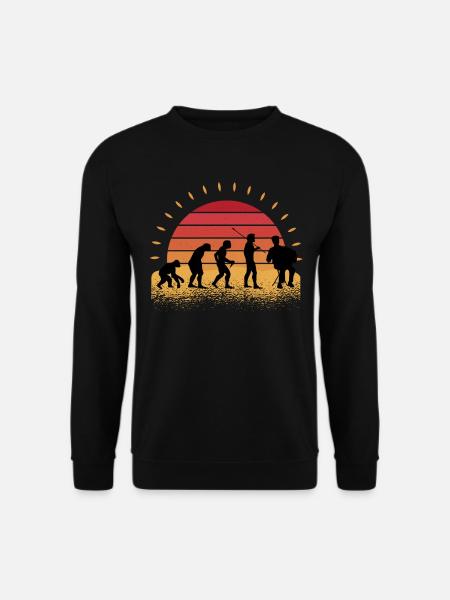 Akkordeon - Unisex Pullover - Schwarz