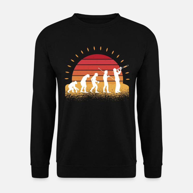 Posaune - Unisex Pullover - Schwarz