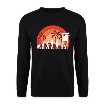 Hunter - Unisex Sweatshirt - black - Front - Alina (178cm) & Michal (187cm)