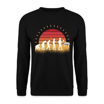 Pizza Bäcker - Unisex Pullover - Schwarz - Vorne - Alina (178cm) & Michal (187cm)