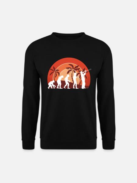 Musiker mit Posaune Bläser Posaunist - Unisex Pullover - Schwarz