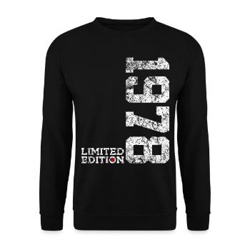 48TH BIRTHDAY 48 YEARS LIMITED EDITION 1978 - Unisex Sweatshirt - black - Front - Alina (178cm) & Michal (187cm)