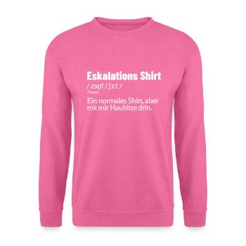 Saufen - Unisex Pullover - Pink - Vorne