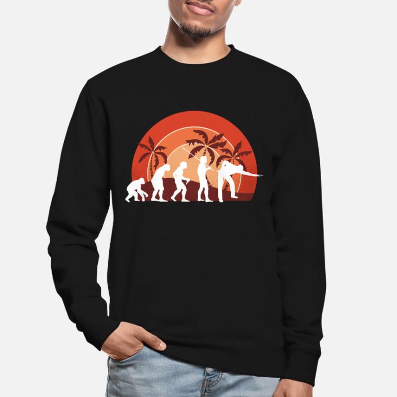 Billard Retro Evolution Billard Billard Billard Snooker Sweat-shirt Unisexe