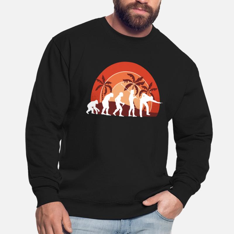 Billard Retro Evolution Billard Billard Billard Snooker Sweat-shirt Unisexe