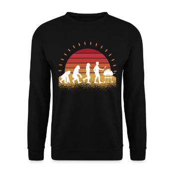 Grill - Unisex Sweatshirt - black - Front - Alina (178cm) & Michal (187cm)