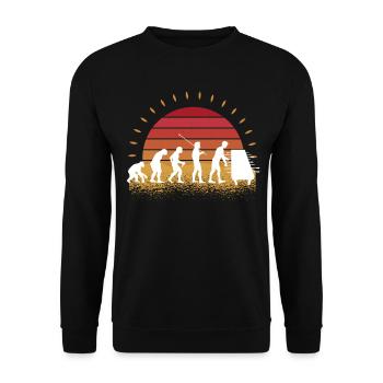 Baby-foot - Sweat-shirt Unisexe - noir - Devant - Alina (178cm) & Michal (187cm)