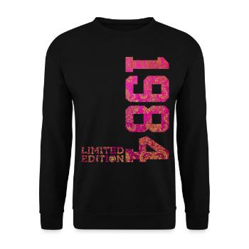 42E ANNIVERSAIRE ÉDITION LIMITÉE ROSE 1984 - Sweat-shirt Unisexe - noir - Devant - Alina (178cm) & Michal (187cm)