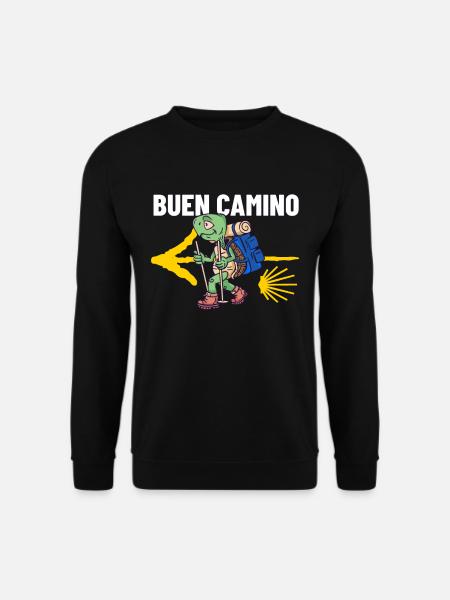 Pilger Schildkröte Buen Camino - Unisex Pullover - Schwarz