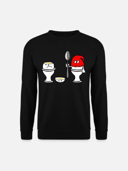 Ei geköpft - Unisex Pullover - Schwarz
