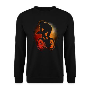 Cyclisme sur route Vélo de route Vélo de route Femme Homme - Sweat-shirt Unisexe - noir - Devant - Alina (178cm) & Michal (187cm)