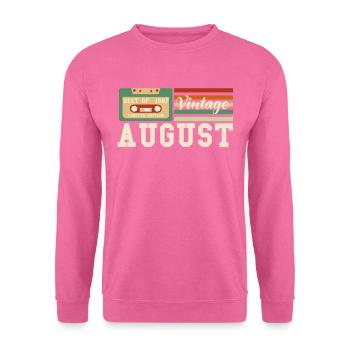 35th birthday August born 1987 Gift idea - Unisex Sweatshirt - pink - Front