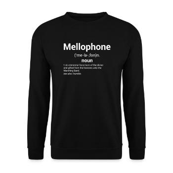 Mellophon Définition Fanfare Musiciens de musique - Sweat-shirt Unisexe - noir - Devant - Alina (178cm) & Michal (187cm)