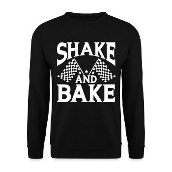 Shake And Bake Racing - Unisex Sweatshirt - black - Front - Alina (178cm) & Michal (187cm)