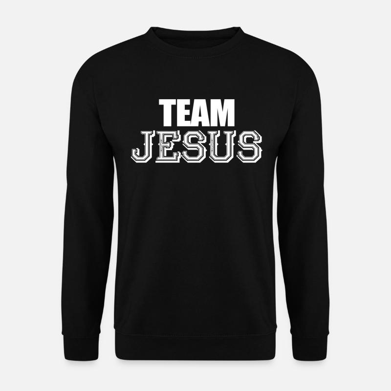 Team Jesus Christian Religion Christ Jesus - Unisex Pullover - Schwarz