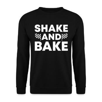 Shake And Bake Racing - Unisex Sweatshirt - black - Front - Alina (178cm) & Michal (187cm)