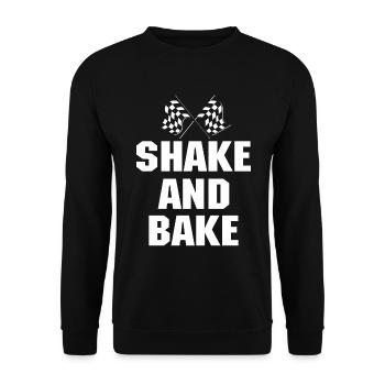 Shake And Bake Racing - Unisex Sweatshirt - black - Front - Alina (178cm) & Michal (187cm)