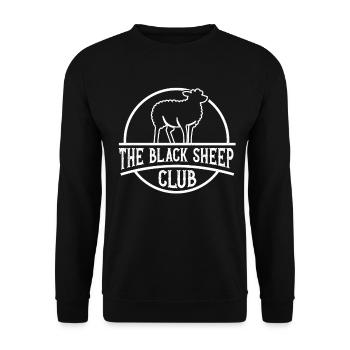 La drôle de famille sarcastique du Black Sheep Club - Sweat-shirt Unisexe - noir - Devant - Alina (178cm) & Michal (187cm)