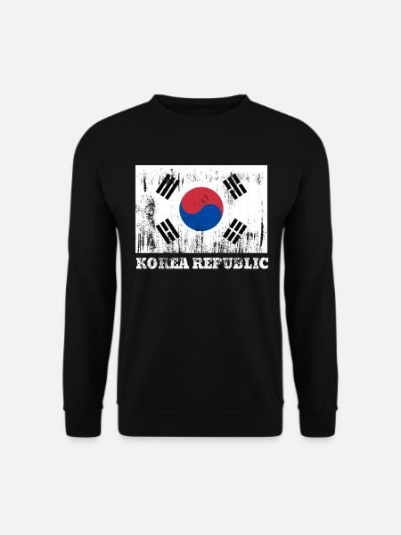 Korean Korean Republic Flag Pride Korean Flag - Unisex Pullover - Schwarz