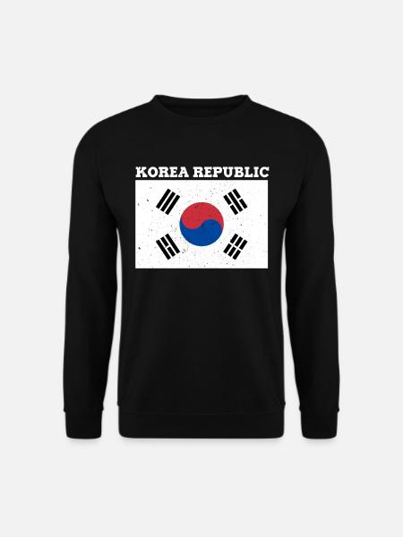 Drapeau de la République coréenne Fierté Drapeau coréen - Sweat-shirt Unisexe - noir