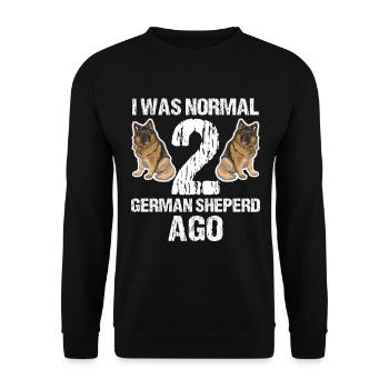 Best German Shepherd Dog German Shepherd Lover - Unisex Pullover - Schwarz - Vorne - Alina (178cm) & Michal (187cm)