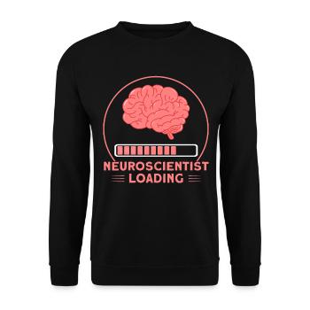 Neurobiologie Neurowissenschaftler Geschenk - Unisex Pullover - Schwarz - Vorne - Alina (178cm) & Michal (187cm)