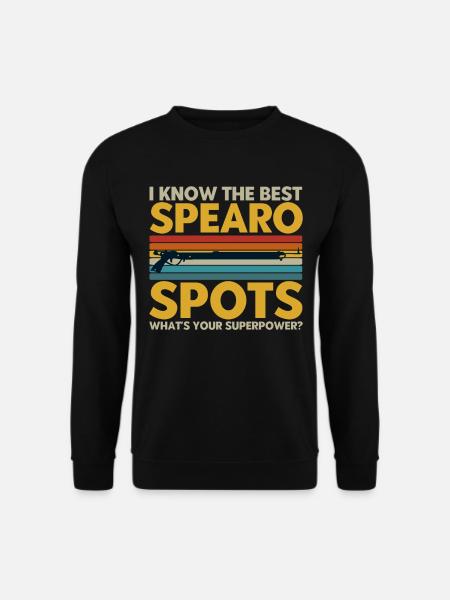 Spearfishers The Best Spearfisher Spots - Unisex Sweatshirt - black