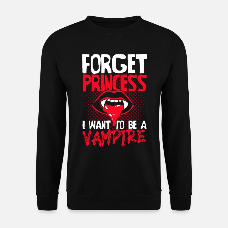 Horror Halloween Prinzessin Vampir Gruselig - Unisex Pullover - Schwarz