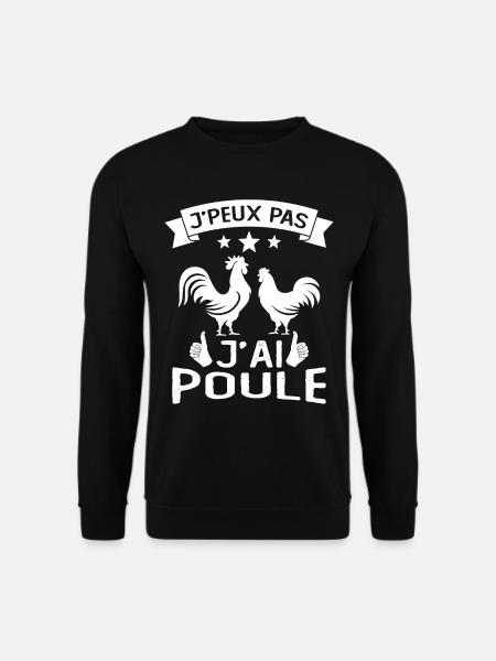 I Can't I Have Hen - Unisex Sweatshirt - black