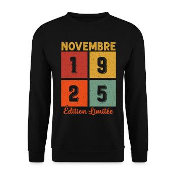 Novembre 1925 Édition limitée - Sweat-shirt Unisexe - noir - Devant - Alina (178cm) & Michal (187cm)