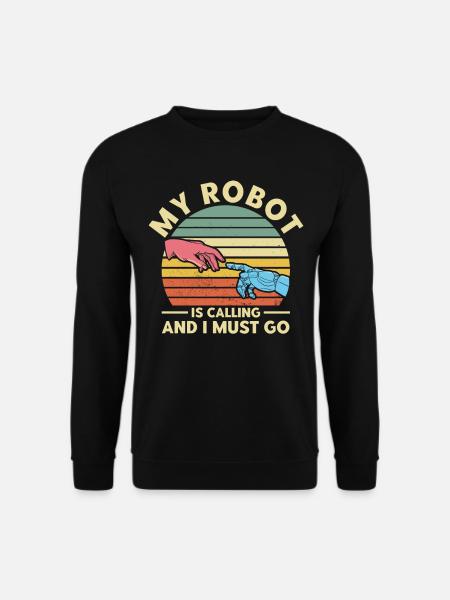 Engineer Teacher Robotics Technology Gift - Unisex Sweatshirt - black
