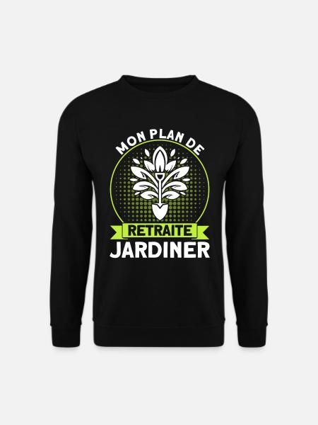 Gartenarbeit Gärtner Schrebergarten Geschenk - Unisex Pullover - Schwarz