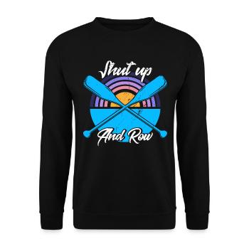 Rowers Team Rowing Rowing Cadeau - Sweat-shirt Unisexe - noir - Devant - Alina (178cm) & Michal (187cm)