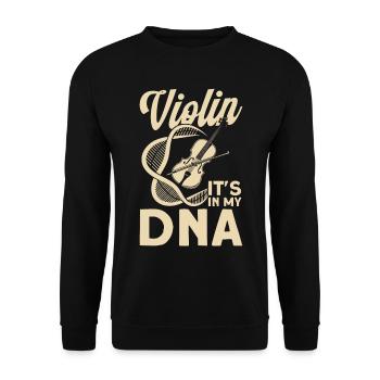Violoniste Orchestre violoniste Amateur de violon - Sweat-shirt Unisexe - noir - Devant - Alina (178cm) & Michal (187cm)