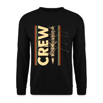 Team Rowers Rowers Rowing Gift - Unisex Sweatshirt - black - Front - Alina (178cm) & Michal (187cm)