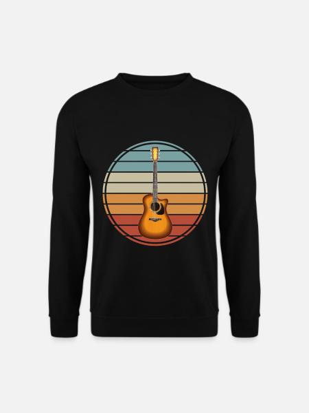 Guitariste Idée Cadeau Pour Le Musicien Guitare - Sweat-shirt Unisexe - noir