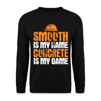 Chantier de chantier Béton Constructeur Travailleur de la construction Cadeau - Sweat-shirt Unisexe - noir - Devant - Alina (178cm) & Michal (187cm)