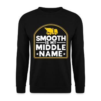 Reinforced concrete construction site construction worker gift - Unisex Sweatshirt - black - Front - Alina (178cm) & Michal (187cm)