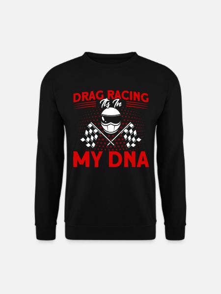Drag Racer Drag Race Autorennen Geschenk - Unisex Pullover - Schwarz