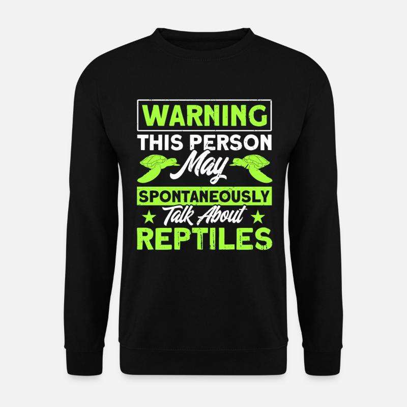 Reptile Reptile Lizards Gift - Unisex Sweatshirt - black