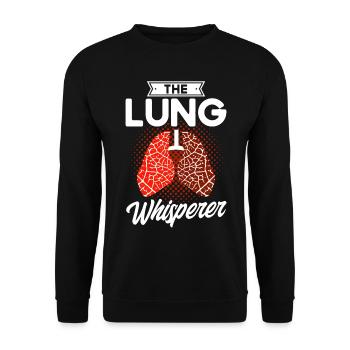 Thérapeute respiratoire agréé Respirotär Th - Sweat-shirt Unisexe - noir - Devant - Alina (178cm) & Michal (187cm)