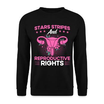 Women's rights Gender equality - Unisex Sweatshirt - black - Front - Alina (178cm) & Michal (187cm)
