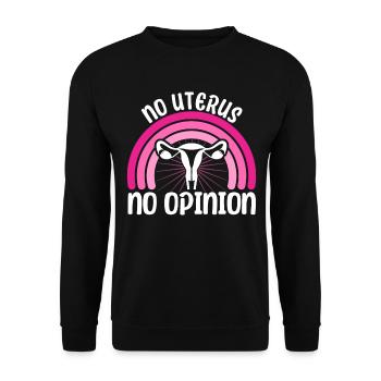 Droits des femmes Autonomisation féministe - Sweat-shirt Unisexe - noir - Devant - Alina (178cm) & Michal (187cm)