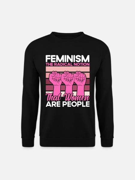 Empowerment of gender equality F - Unisex Sweatshirt - black