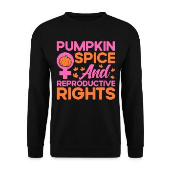 Women's rights Empowerment Feminist - Unisex Sweatshirt - black - Front - Alina (178cm) & Michal (187cm)