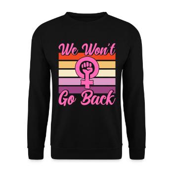 Égalité des sexes Feminism Rec - Sweat-shirt Unisexe - noir - Devant - Alina (178cm) & Michal (187cm)