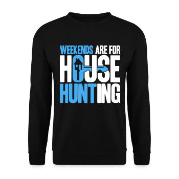Maison Vendre Immobilier Immobilier Vente Geschen - Sweat-shirt Unisexe - noir - Devant - Alina (178cm) & Michal (187cm)