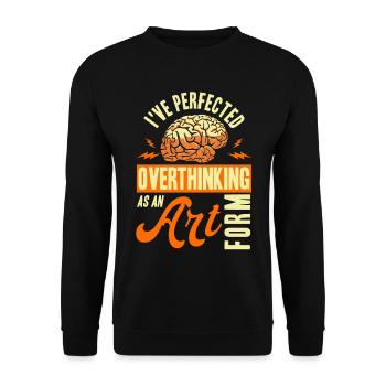 Sarcasm Sarcastic Irony Gift - Unisex Sweatshirt - black - Front - Alina (178cm) & Michal (187cm)