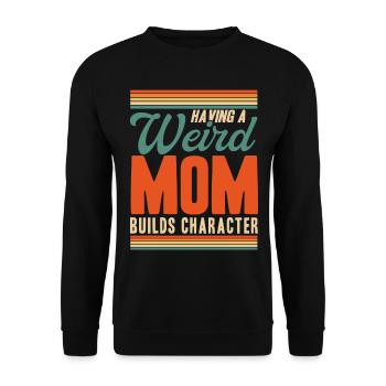 Irony Sarcastic Black Humor Gift - Unisex Sweatshirt - black - Front - Alina (178cm) & Michal (187cm)