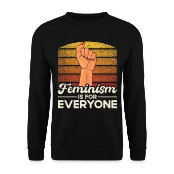 Droits des femmes Autonomisation féministe - Sweat-shirt Unisexe - noir - Devant - Alina (178cm) & Michal (187cm)